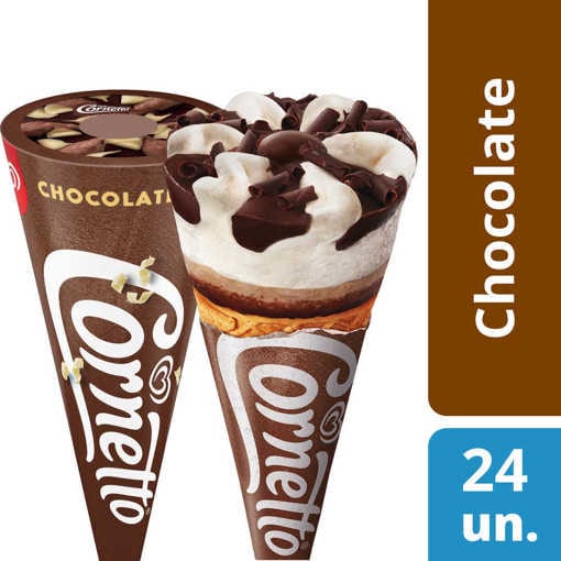 Cornetto Chocolate 24x120ml - 